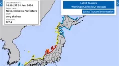 Tsunami Warning In Japan Following Magnitude Earthquake Newsbook