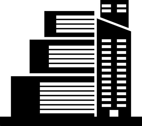 Building in black and white color. 24909557 Vector Art at Vecteezy