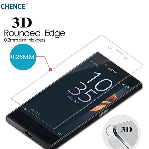 Chence 026mm 3d Curved Full Cover For Sony Xperia X Compact Mini Tempered Glass F5321 Screen