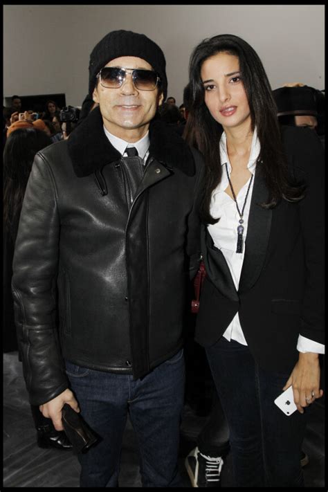 Photo Jean Luc Delarue et Anissa Khelifi au défilé Dior en 2012 à