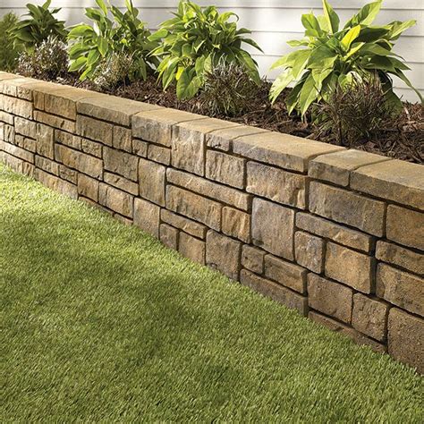 Concrete Garden Wall Townsend - Beige Nuance | Landscaping retaining ...