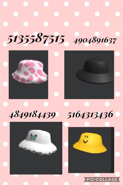 Hat Codes For Roblox