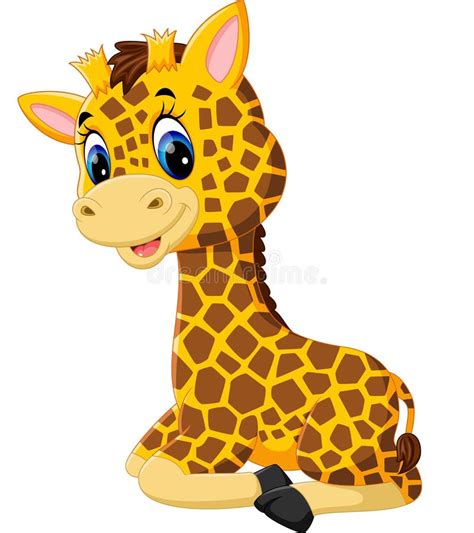 Cartoon Baby Giraffe Svg 187 Svg Images File