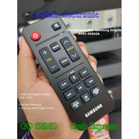 Jual Remote Soundbar Samsung Original Hwn Hw N Original Ah