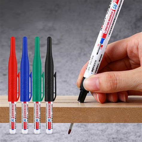 1 3 4Pcs Large Capacity Long Head Markers Pen 32mm Ink Quick Drying