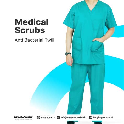 Baju Jaga Scrub Anti Bakteri Boogie Apparel