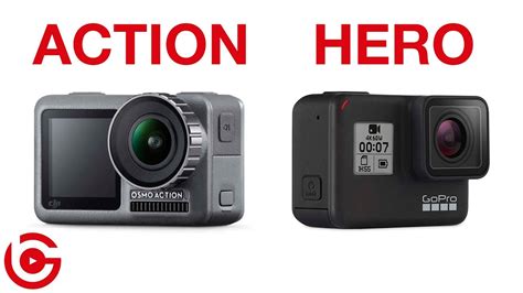 Dji Osmo Action Vs Gopro Hero 7 Quick Comparison Youtube