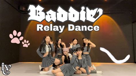 릴레이댄스 Ive 아이브 Baddie Relay Dance Dance Cover By J Kingdom From