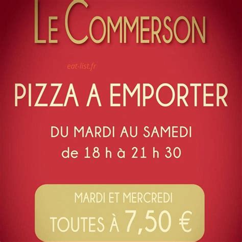 Le Commerson Chatillon Sur Chalaronne Menu Et Photos