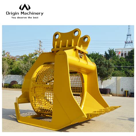 Hydraulic Rotary Screening Bucket Skeleton Bucket With High Performance