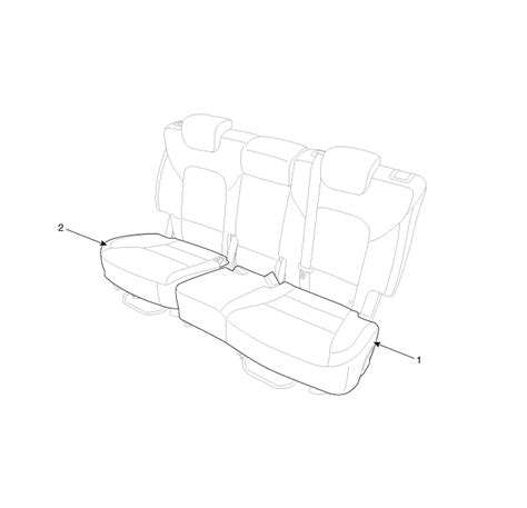 Hyundai Santa Fe Rear Seat Cushion Cover Components And Components