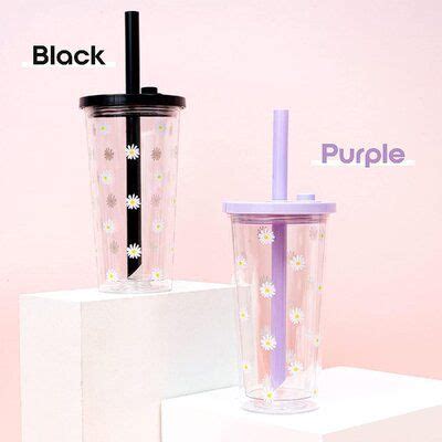 Reusable Boba Cup Smoothie Cup With Resealable Lid Plugdouble Wall