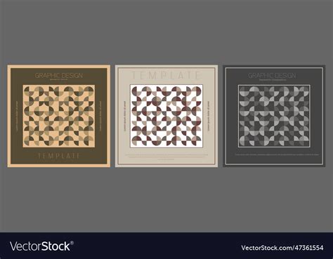 A set of cover booklet or brochure design Vector Image