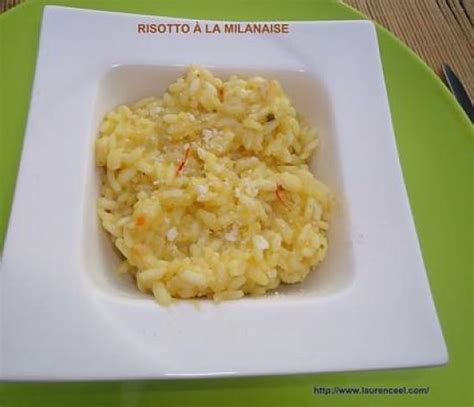 Recette De Risotto À La Milanaise Par Laurenceel