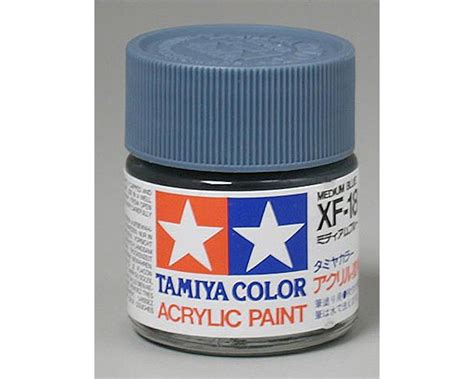 Tamiya Xf Flat Medium Blue Acrylic Paint Ml Tam Cars