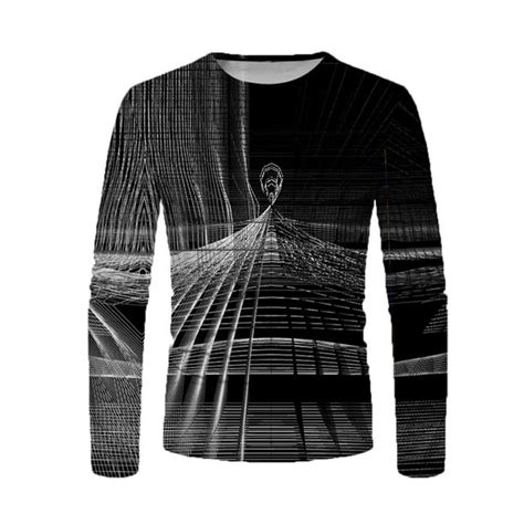 Lyxssbyx Mens Shirts Long Sleeve T Shirts Mens Unisex Daily T Shirt 3d