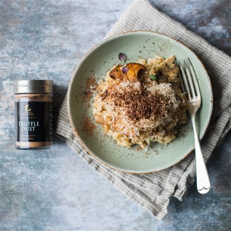 Mushroom Risotto With Truffle Dust Trufflehunter