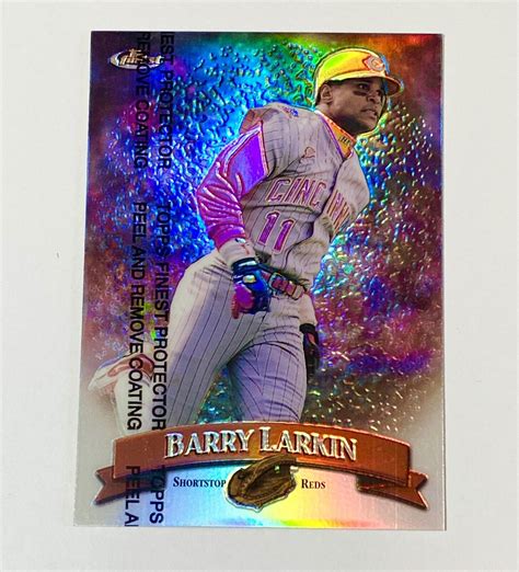 1998 Topps Finest Refractor 231 Barry Larkin For Sale Online EBay