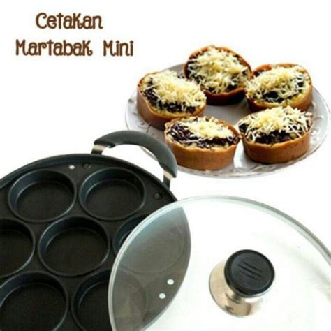 Cetakan Datar Lengkap Dg Tutup Kaca Martabak Mini Manis Cetakan Kue