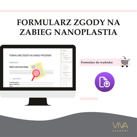 Formularz Zgody Na Zabieg NANOPLASTIA VivaSalon