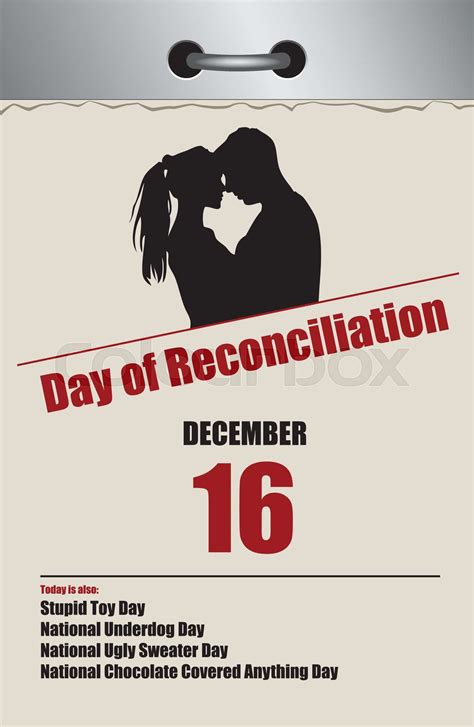 Day of Reconciliation | Stock vector | Colourbox