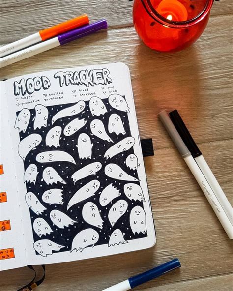 57 Halloween Bullet Journal Ideas You've Got To Try! - Captivating Crazy