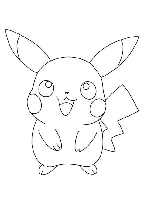 Disegni Pikachu Da Colorare Stampa Gratis