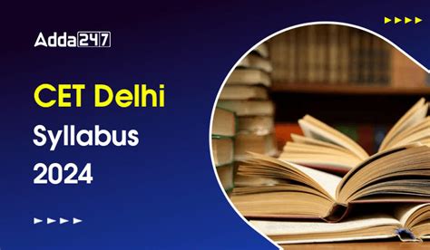 Cet Delhi Syllabus 2023 Latest Exam Pattern Download Pdf