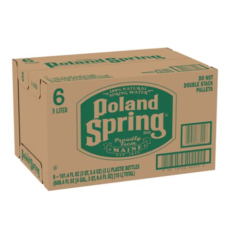 Poland Spring® Bottled Water | 3 Liter 6-Pack | ReadyRefresh