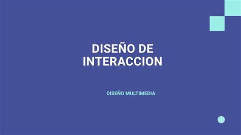 DiseÑo Interaccion