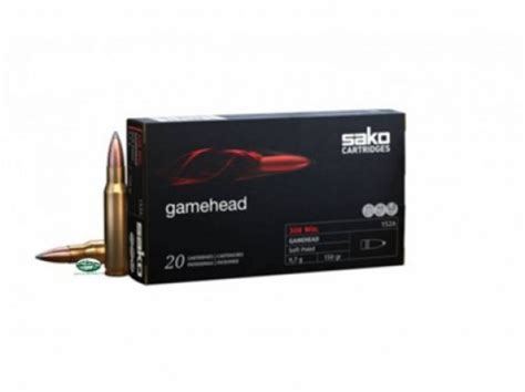 SAKO Munizioni Cal 223 Rem GAMEHEAD SP 50 Gr 106G MUNIZIONI SAKO