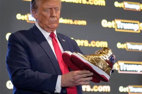 Trump Sneakers He Needs The Money Let S Face It Newstalk