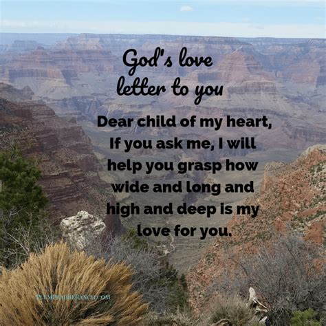 Printable Love Letter From God