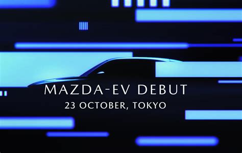 Mazda teases electric SUV debuting at 2019 Tokyo Motor Show