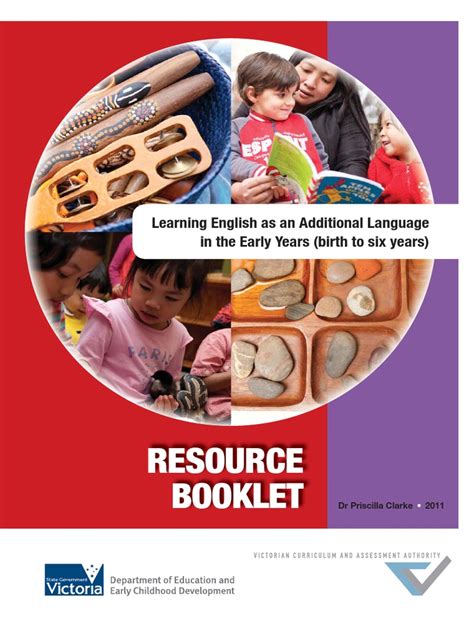 Kids Resource Booklet Multilingualism English As A Second Or