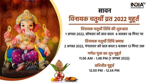 Sawan Vinayak Chaturthi 2022 सावन की विनायक चतुर्थी पर विघ्नहर्ता