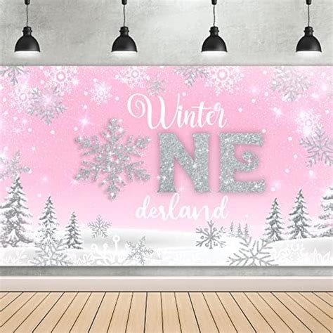 Amazon Winter Onederland Backdrop 1st Birthday Party Background