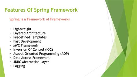 Introduction To Spring Framework PPT