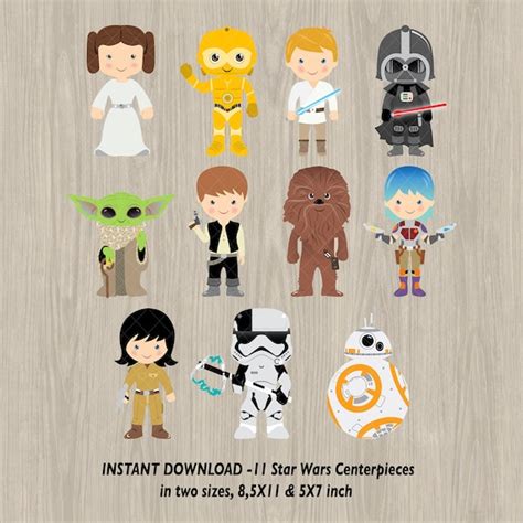 Star Wars Centerpieces Star Wars Cake Topper Star Wars Etsy Australia