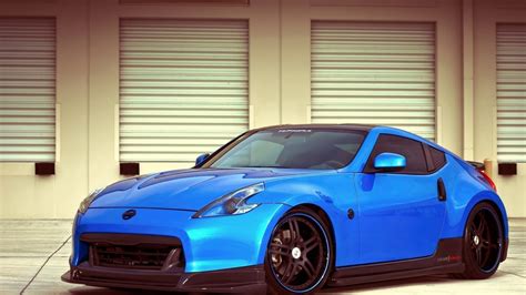 Blue Nissan 370Z coupe, car, Nissan 370Z HD wallpaper | Wallpaper Flare