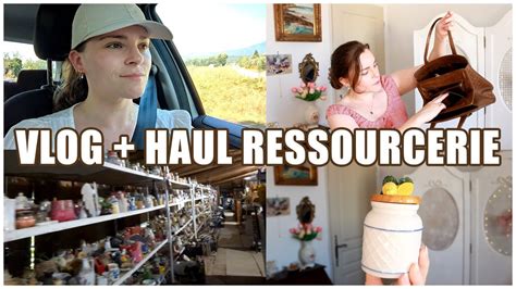 VLOG RESSOURCERIE HAUL DE MES TROUVAILLES DE SECONDE MAIN JUSTINE