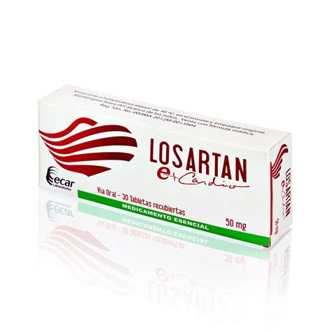 Losartan 50 Mg 30 Tabletas Ec Uno A Droguerias