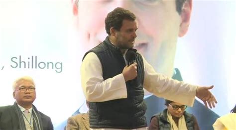 Rahul Gandhi In Shillong ‘were Fighting Bjp Rss Ideology Across India