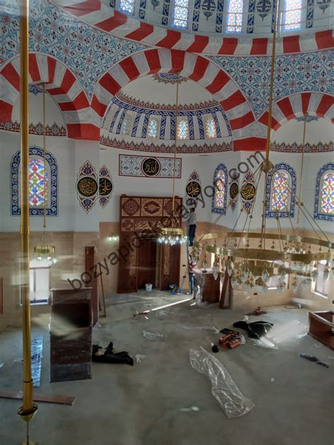 Tekirdağ İmam Ali Cami Ahşap İşleri Boz Yapı Dekorasyon