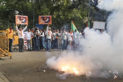 Assembly Polls Celebration Begins As Bjp Led Mahayuti Sweeps