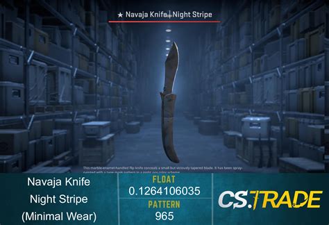 Navaja Knife Night Stripe CS2 Skin