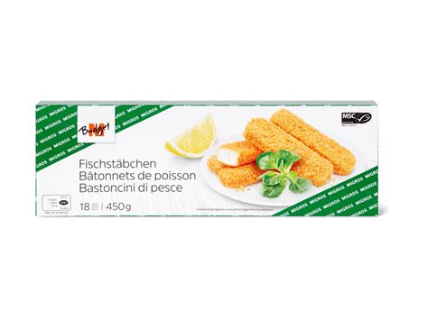 Achat M Budget Msc B Tonnets De Poissons Pan Pr Cuit Migros