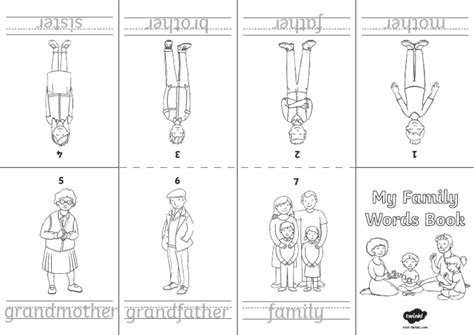 My Family Words Writing Activity Booklet | PDF