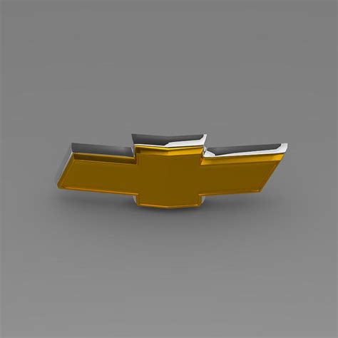 Chevrolet new logo 3D Model MAX OBJ 3DS FBX C4D LWO LW LWS | CGTrader.com