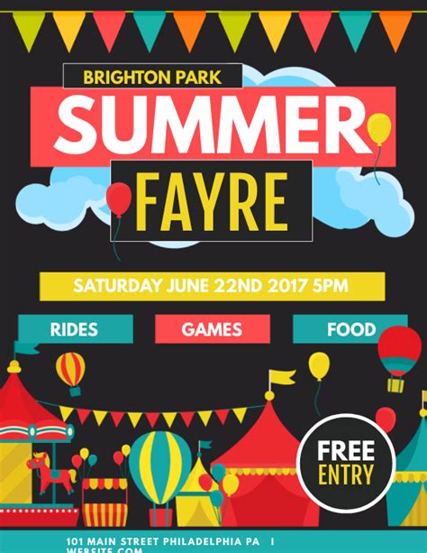 Summer Fayre Template Postermywall